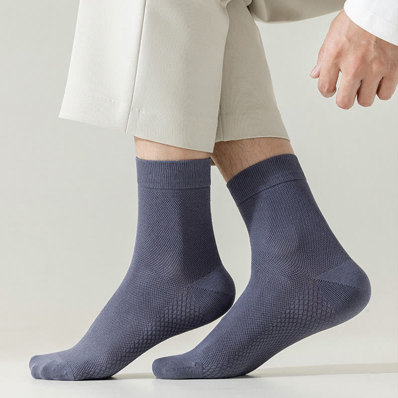 Viertelstrümpfe aus Baumwollnetz (5 Paar) - image 5