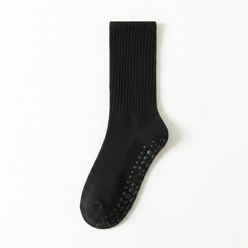 Weiche, gerippte Yoga-Socken aus Baumwollmischgewebe (4 Paar) - Schwarz - EU35-40 (US2-7) - image 12