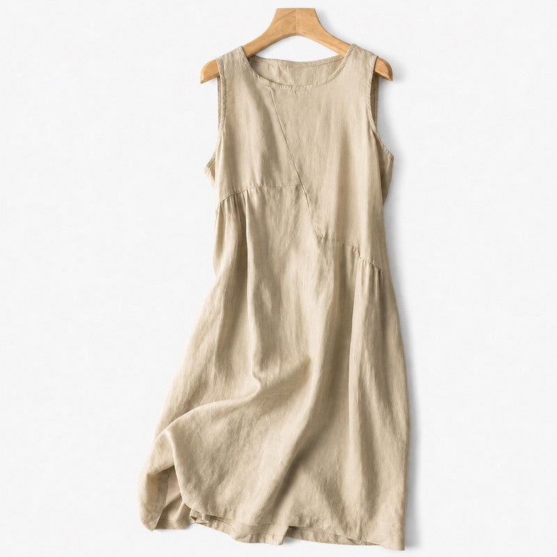 Midikleid aus Baumwollleinen mit Taschen - image 10