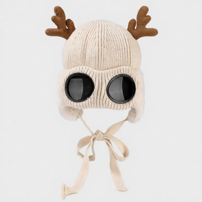 Geweih-Fliegermütze - Beige - Einheitsgröße - image 15