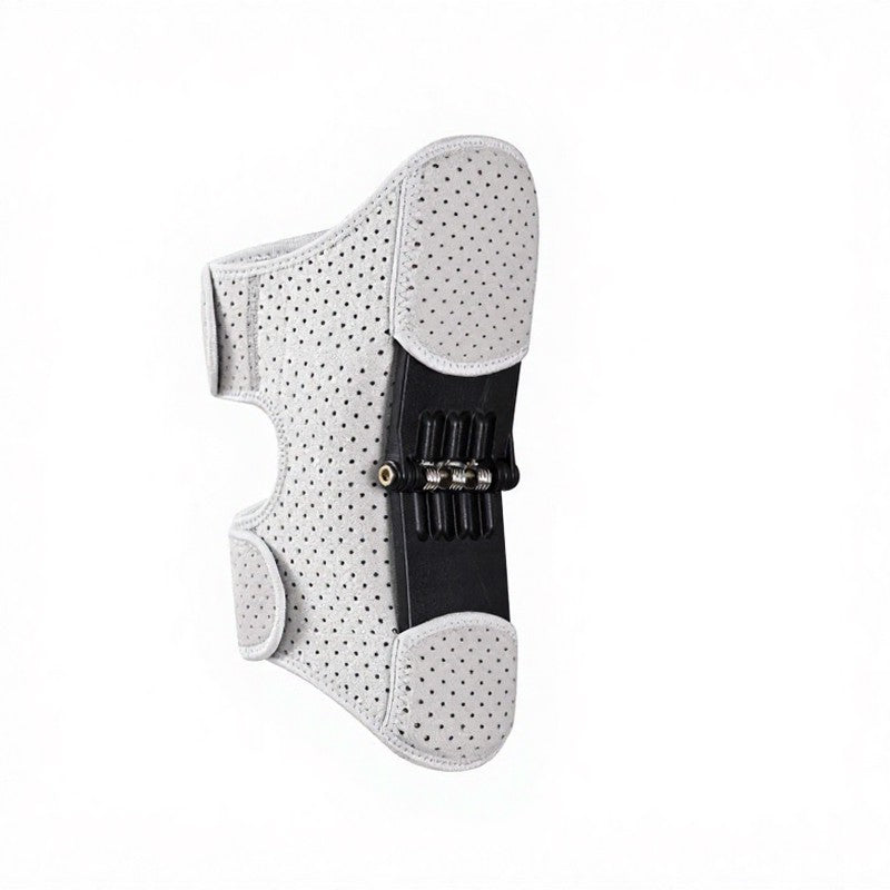 Atmungsaktive Knieorthese mit Carbonfeder-Kompression - Grau - XL - image 5