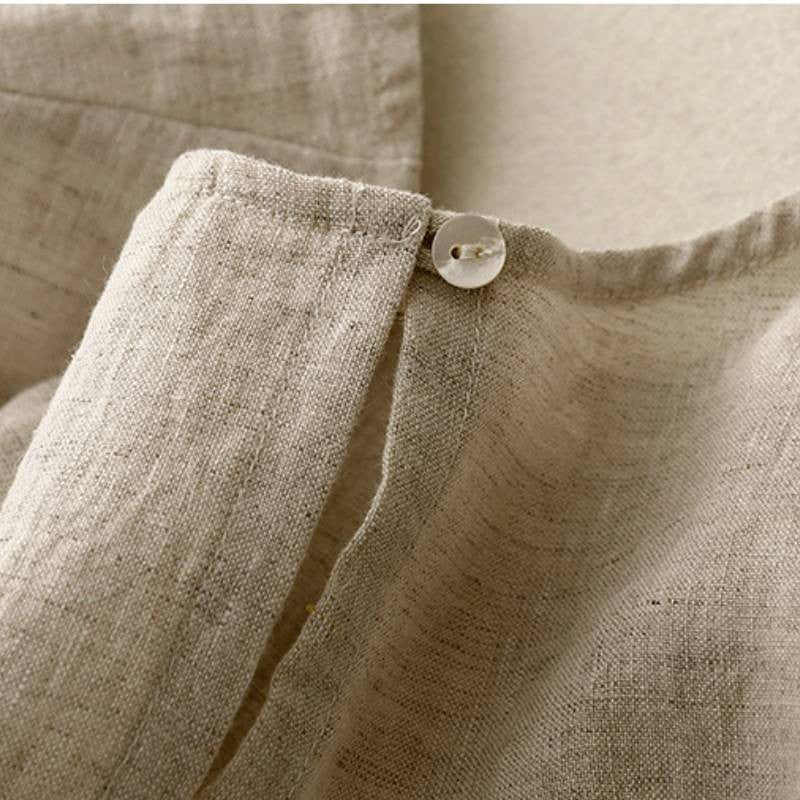 Lässiges Maxikleid aus Baumwollleinen - image 7