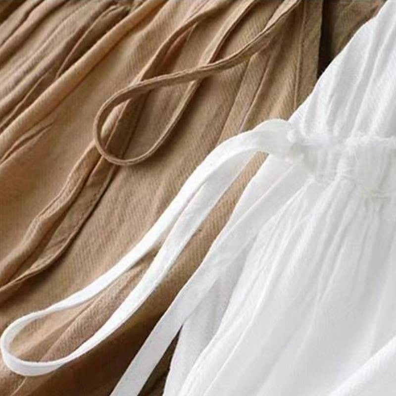 Ramie Lyocell Midikleid mit Kordelzug - image 16