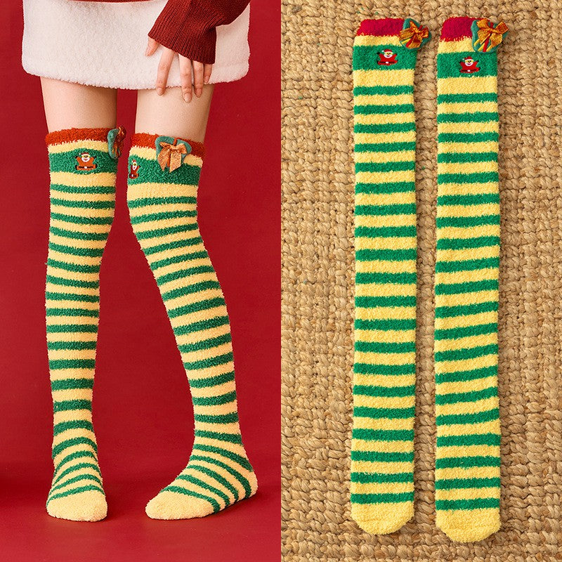 Kuschelige Weihnachtssocken - Gelb - Einheitsgröße - image 1