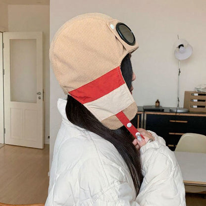 Mit Fleece gefütterte Fliegermütze mit Ohrenklappen - image 6