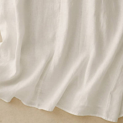 Lässiges ärmelloses Baumwoll-Midikleid - image 18