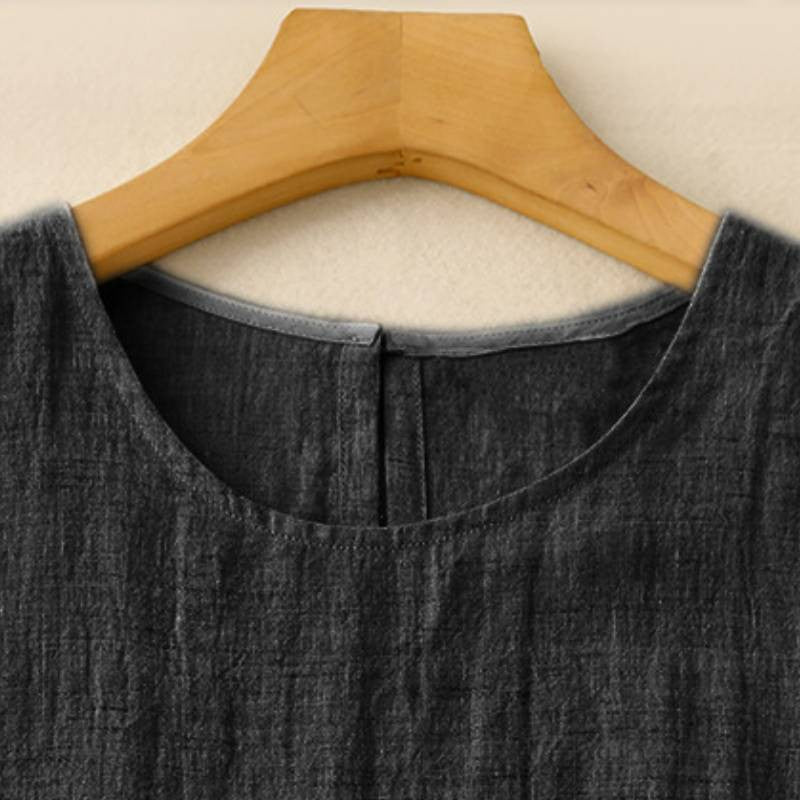 Lässiges Maxikleid aus Baumwollleinen - image 10