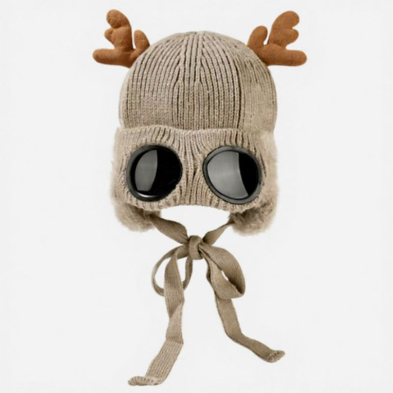 Geweih-Fliegermütze - Khaki - Einheitsgröße - image 11
