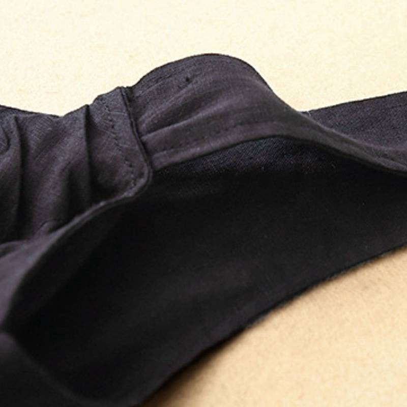 Lässiges ärmelloses Baumwoll-Midikleid - image 13