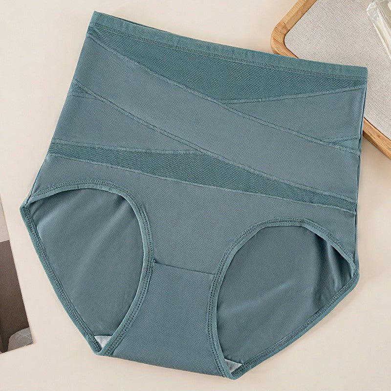 Hochtaillierter, formender Mesh-Slip - Grün - 2XL - image 13