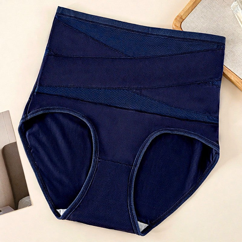 Hochtaillierter, formender Mesh-Slip - Dunkelblau - 2XL - image 12