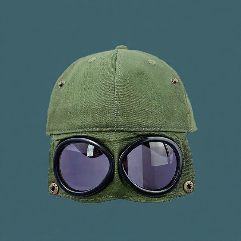 Vintage-Brille im Streetwear-Stil - Armeegrün - Einheitsgröße - image 6