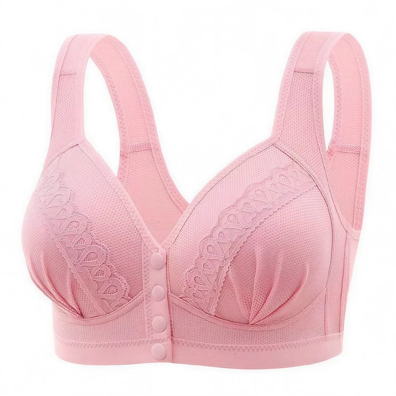 Bügelloser BH mit Vorderverschluss - Rosa - 46 - image 0