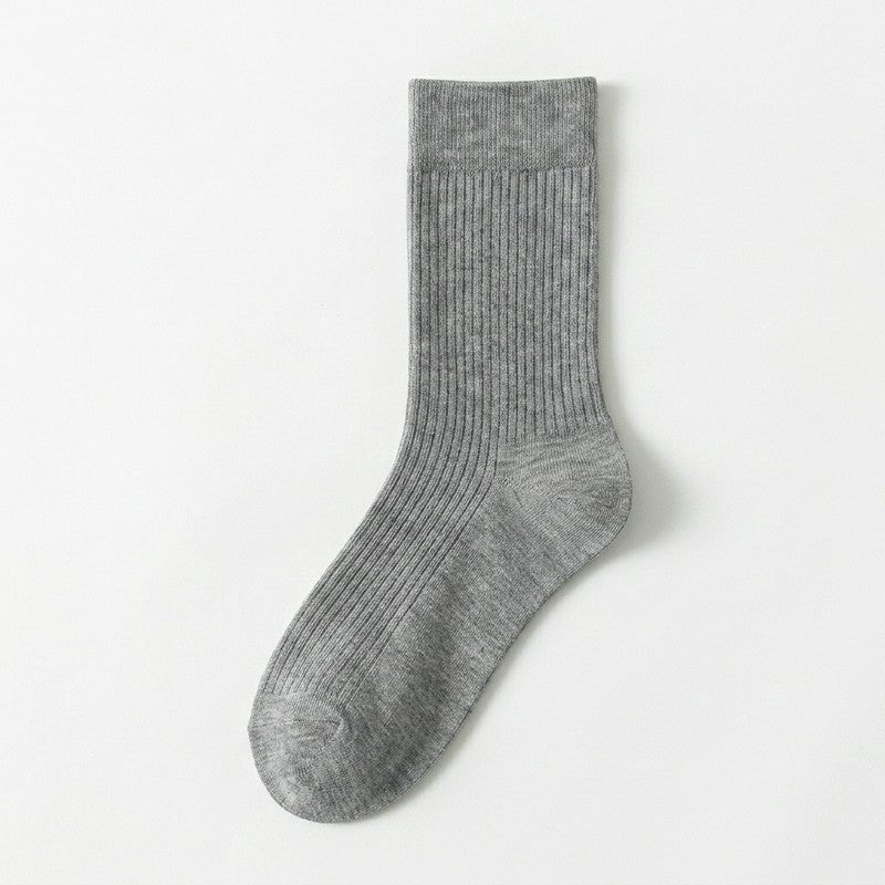 Klassische Viertelsocken aus Baumwollmischgewebe (5 Paar) - Grau - EU39-44 (US6-10) - image 6