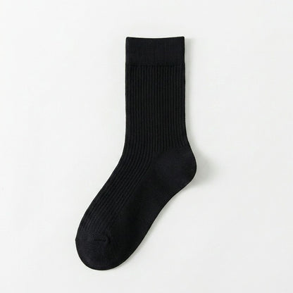 Klassische Viertelsocken aus Baumwollmischgewebe (5 Paar) - Schwarz - EU39-44 (US6-10) - image 4