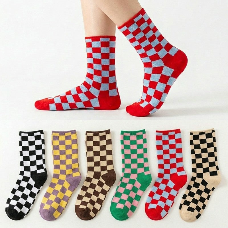 Checkerboard Street Crew Socken (6 Paar) - image 0