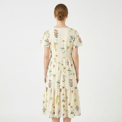 Maxikleid mit botanischer Knopfleiste - image 8