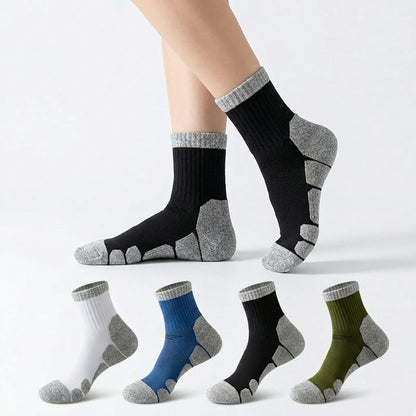 Stoßdämpfende Socken Viertelkompressionsstrümpfe (4 Paar) - image 0