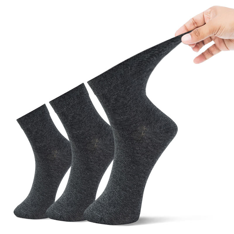 Crew-Socken in Übergröße, einfarbig (8 Paar)