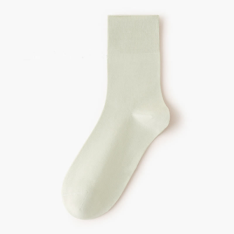 Einfarbige, hochelastische Viertelsocken (5 Paar)