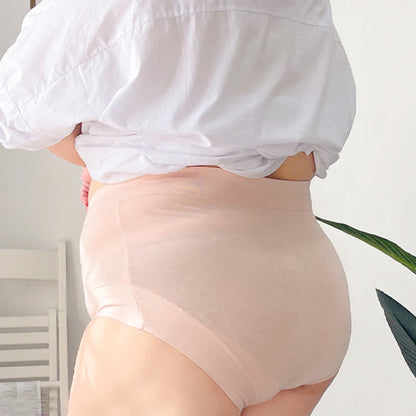 Atmungsaktive Slips mit hoher Taille in Übergröße (3 Paar)