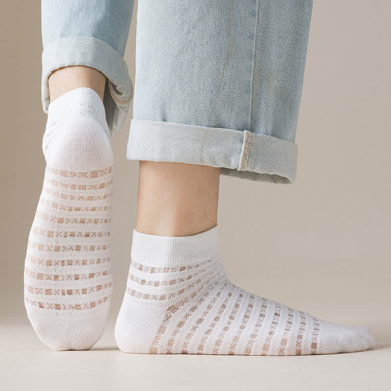 Knöchelsocken aus hohlem Netzgewebe (7 Paar) - image 4