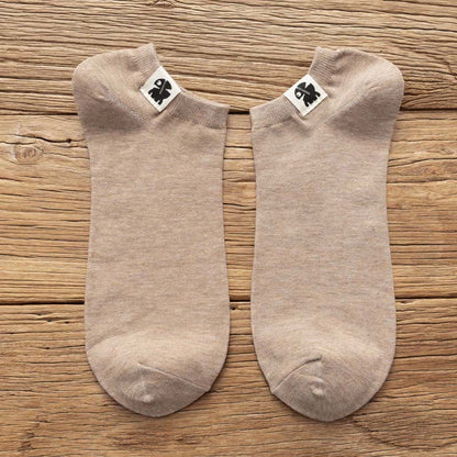 Lustige Baumwollsocken mit Muster (3 Paar) - 42-48 - Khaki - image 12