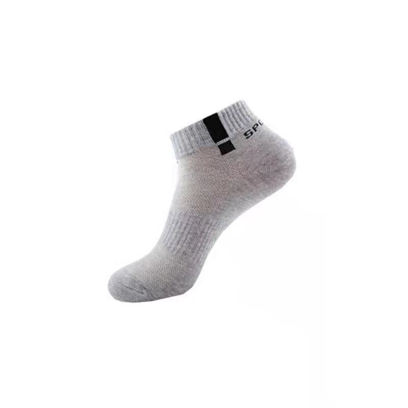 Mesh-Atmungsaktive Knöchelsocken (5 Paar) - Hellgrau - EU44-50 (US10-15) - image 9