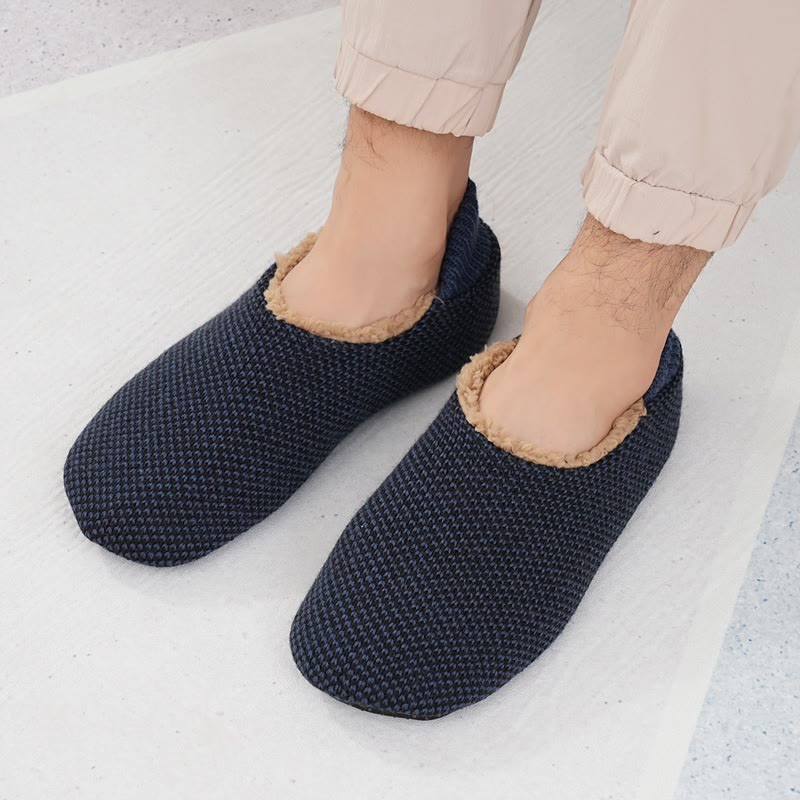 Flauschige Hausschuhsocken in Übergröße (2 Paar) - Marineblau - EU40-43 (US7-9) - image 6