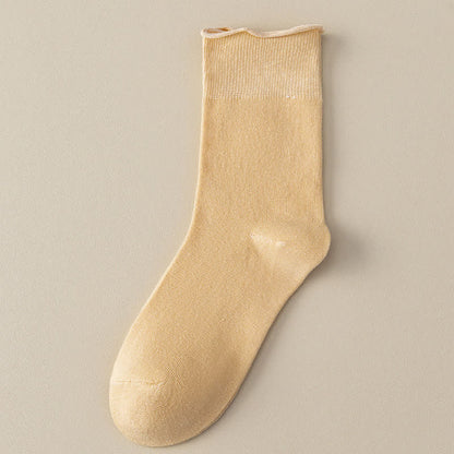 Elastische, einfarbige Viertelstrümpfe (6 Paar) - Nackt - EU40-44 (US8,5-12) - image 18