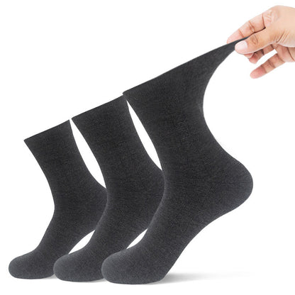 Crew-Socken in Übergröße, einfarbig (8 Paar)