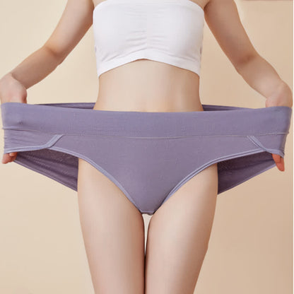 Antibakterielle Slips mit hoher Taille in Übergröße (6 Paar)