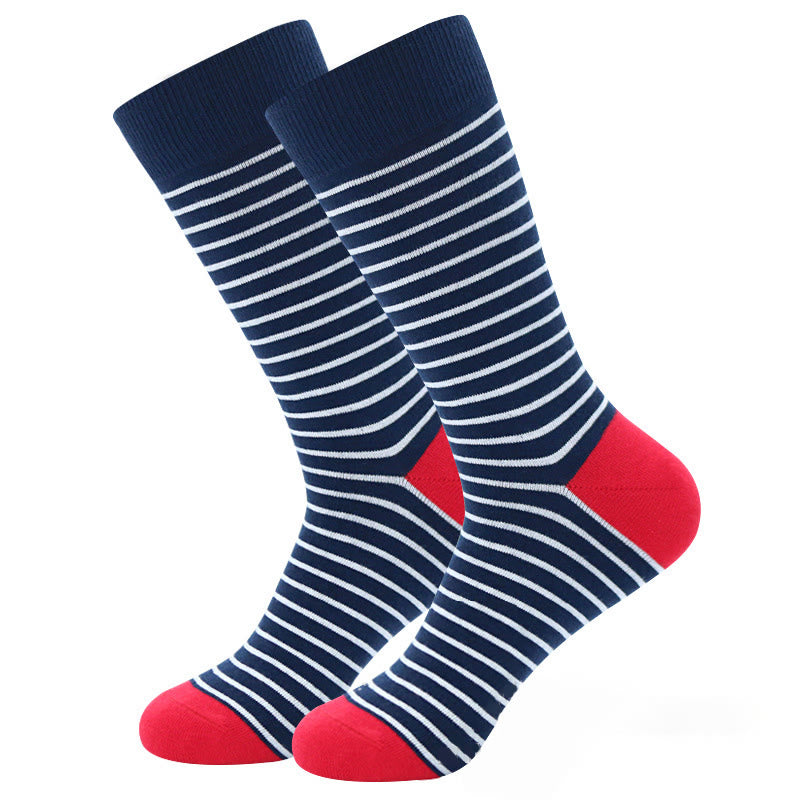 Lustige Crew-Socken mit Rudermuster (5 Paar)
