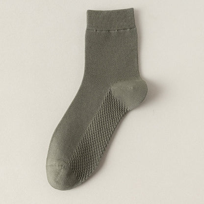 Viertelstrümpfe aus Baumwollnetz (5 Paar) - Armeegrün - EU39-46 (US5-12) - image 24