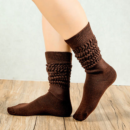 Bonbonfarbene, weiche Slouch-Socken (2 Paar) - Kaffee - EU36-42 (US3-8,5) - image 9