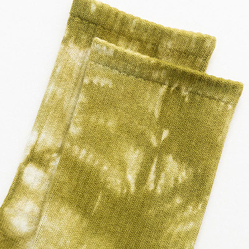 Bunte Viertelsocken im Batik-Look (4 Paar) - image 7