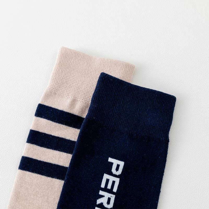 Kompressionsstrümpfe aus Baumwolle in Übergröße, gemischte Farben (3 Paar) - image 5