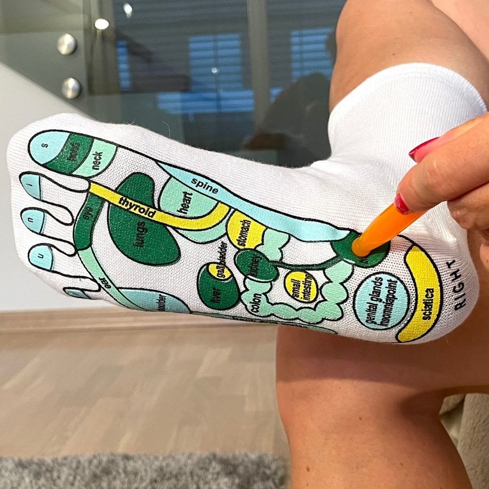 Akupressur-Socken, Physiotherapie-Massage, Müdigkeitsbewältigung - image 5