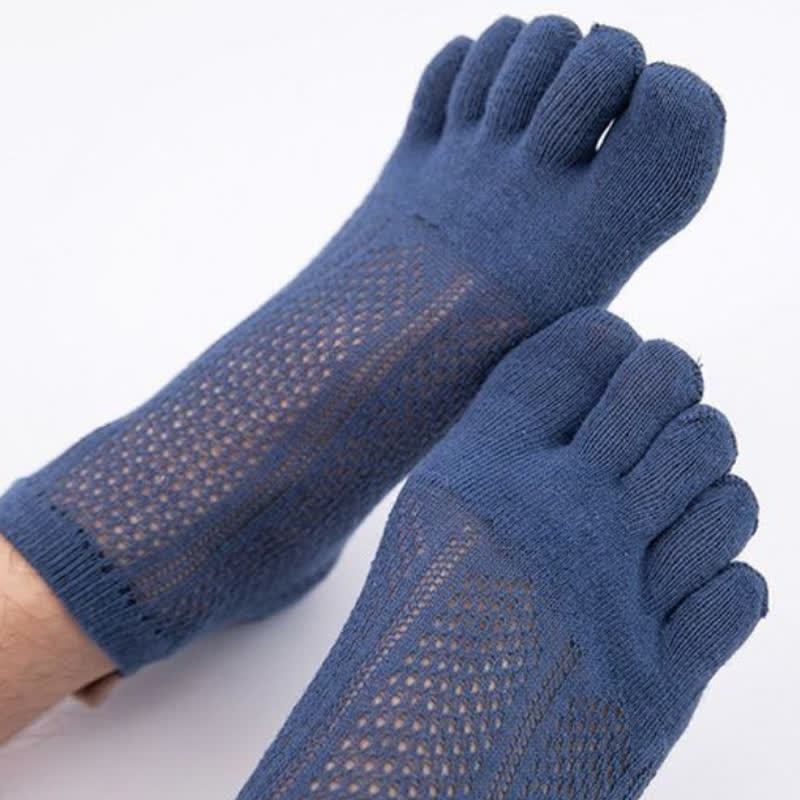 Fünf Zehen Baumwoll-Ausrichtungssocken (4 Paar) - image 4