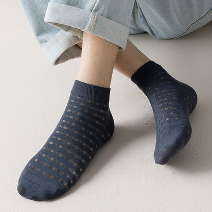 Knöchelsocken aus hohlem Netzgewebe (7 Paar) - image 5