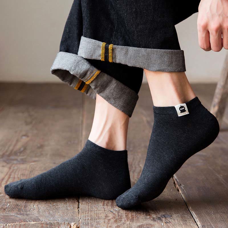 Baumwollsocken mit lustigem Muster in Übergröße (3 Paar)