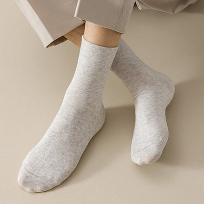 Atmungsaktive Viertelsocken in Übergröße, einfarbig (5 Paar)