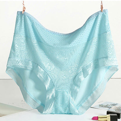 Hochgeschnittene, dünne Slips (5 Paar) - Blau - 5XL - image 9