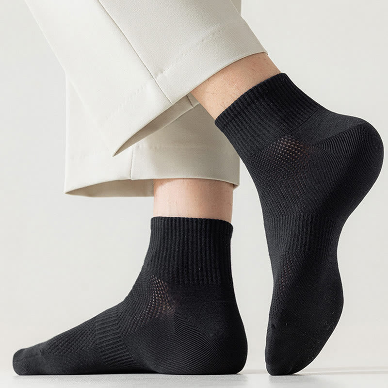 Nahtlose Viertelstrümpfe aus Mesh (5 Paar) - image 10