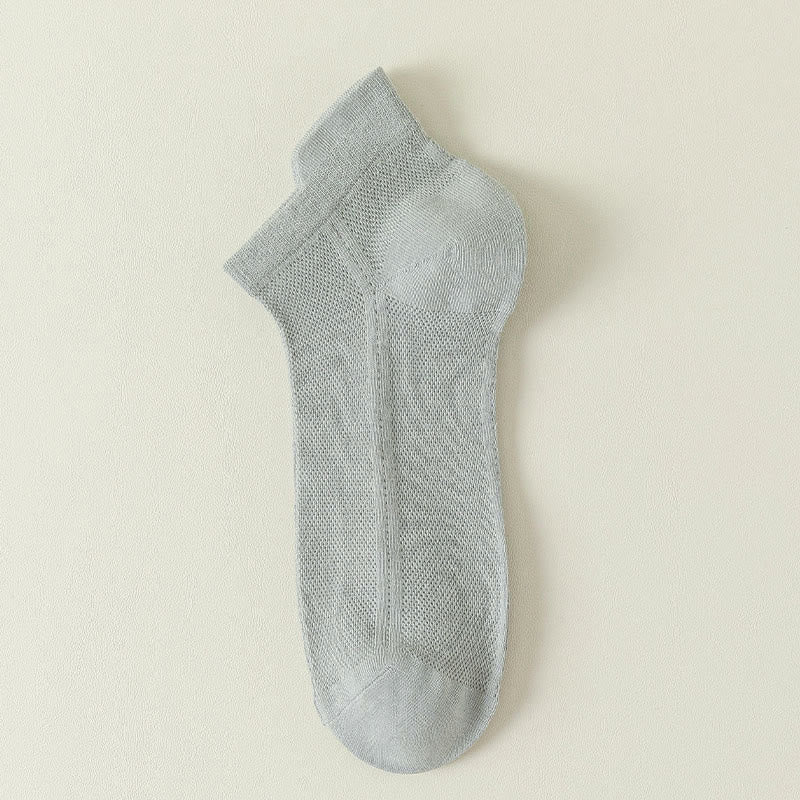 Mesh-Atmungsaktive Knöchelsocken (7 Paar) - Hellgrau - EU44-50 (US10-15) - image 13