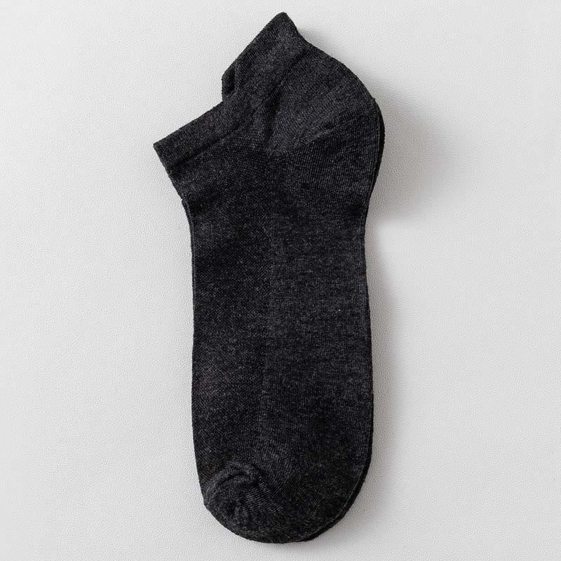 Mehrfarbige, lockere Baumwollsocken (3 Paar) - 42-48 - Dunkelgrau - image 5