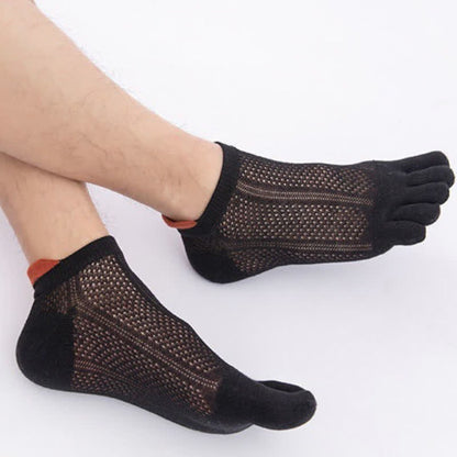 Fünf Zehen Baumwoll-Ausrichtungssocken (4 Paar) - image 3