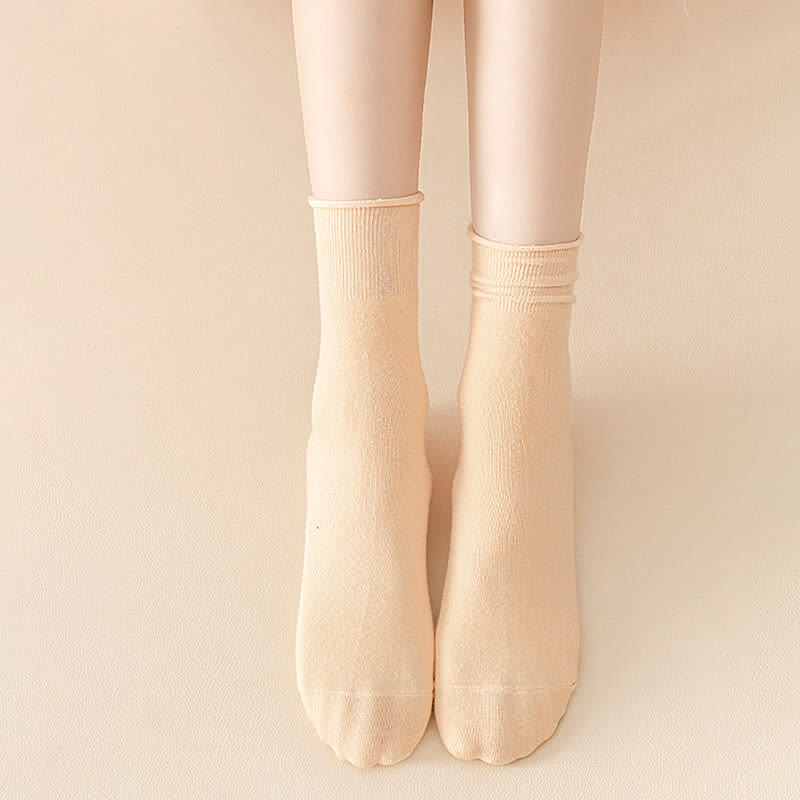 Elastische, einfarbige Viertelsocken in Übergröße (6 Paar)