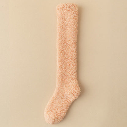 Dicke Plüsch-Kniestrümpfe in Übergröße (5 Paar) - Orange - EU36-43 (US3-9) - image 14