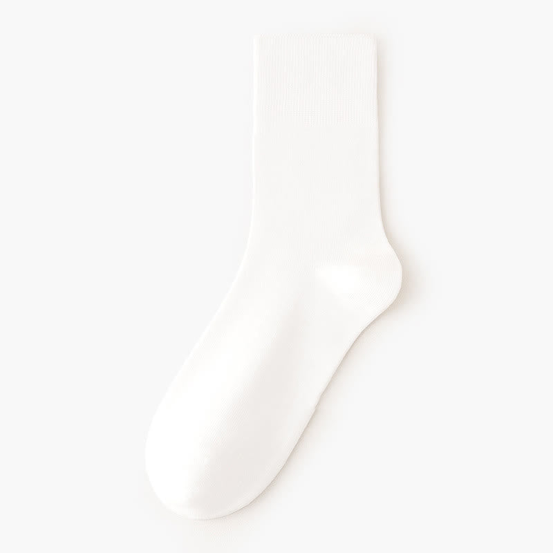 Einfarbige, hochelastische Viertelsocken (5 Paar)
